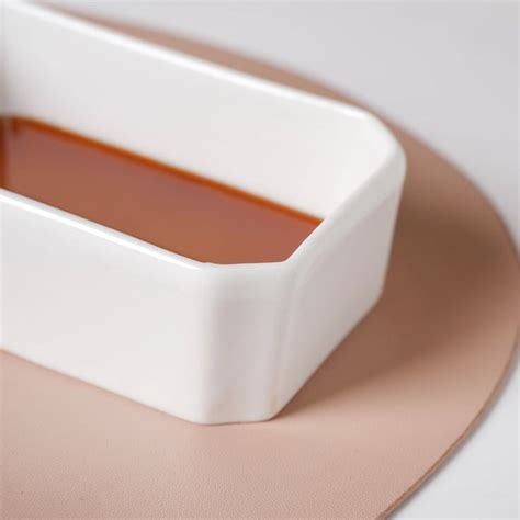 Serena Snowy White Rectangle Dip Bowl