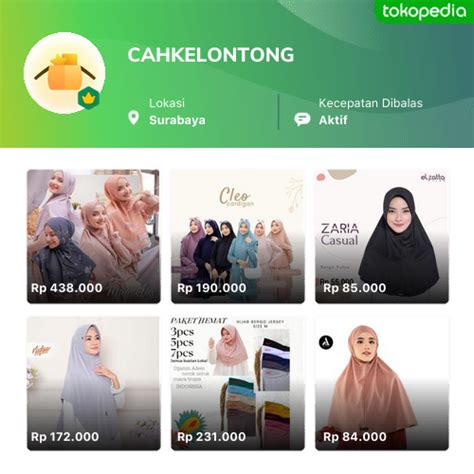 Toko CAHKELONTONG Online - Produk Lengkap & Harga Terbaik | Tokopedia