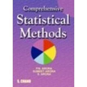 COMPREHENSIVE STATISTICAL METHODS : P.N.ARORA: Amazon.in