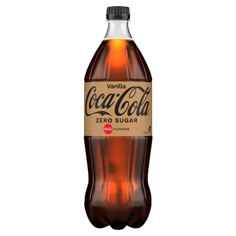 Coca - Cola Vanilla Zero Sugar Soft Drink Bottle 1.25l | Woolworths