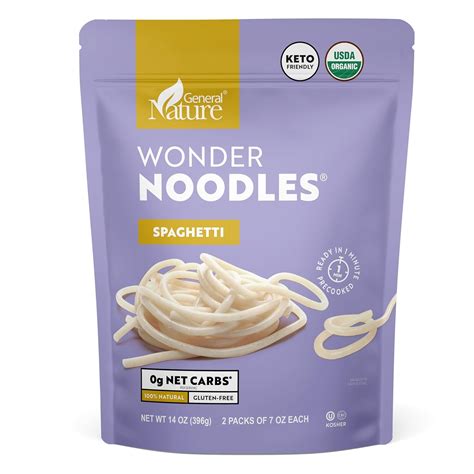 Amazon.com : Wonder Noodles Variety Pack Organic Keto Pasta | Zero Carb Noodles | Kosher, Vegan ...