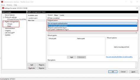 Image result for FileZilla Virtual Path