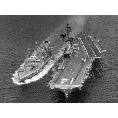 Buy The U.S. Navy Fleet Oiler USS Manatee AO-58 refueling The Aircraft ...