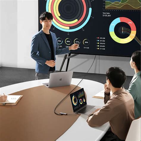 Ugreen 15600 9-in-1 USB-C Docking Station with 4K HDMI 3 USB 3.0 Ports ...