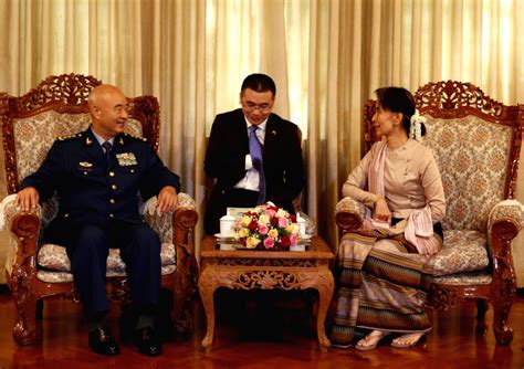 MYANMAR-YANGON-XU QILIANG-AUNG SAN SUU KYI-MEETING
