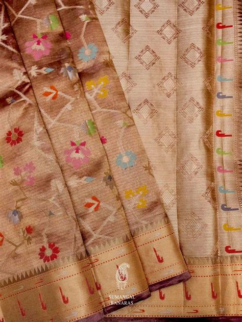 Tissue Silk Banarasi Sarees Online | Sumangal Banaras