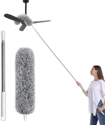 Zulaxy Flexible & Extendable Microfiber Feather Duster, Expandable Pole ...