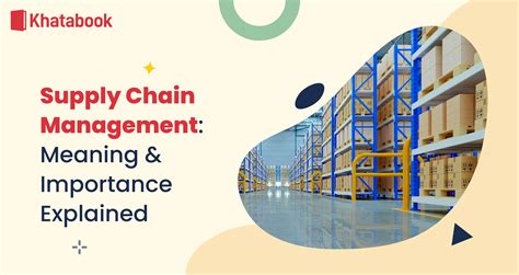 Supply Chain Management: Meaning & Importance Explained
