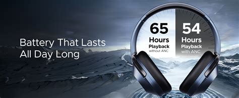 boAt Nirvana 751 ANC, 65Hrs Battery, Hybrid Active Noise Cancellation ...