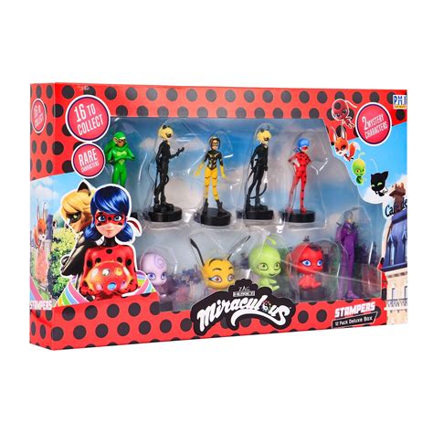 Buy P.M.I. Miraculous Ladybug Stamps for Kids |12 Miraculous Ladybug ...
