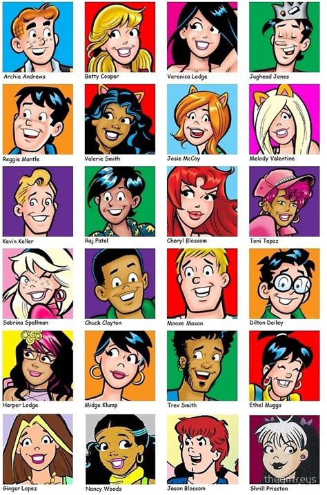Image result for Comic Characters Archie Comics