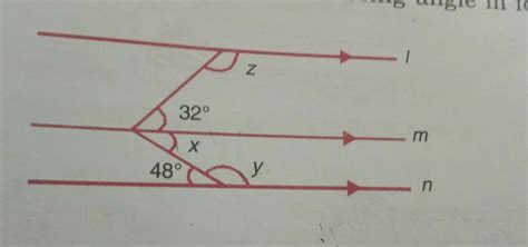 calculate the measure of missing angle in the following figure - Brainly.in