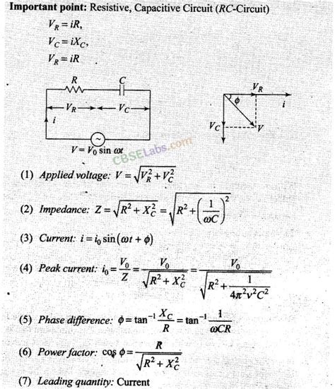 Image result for Alternating Current Class 12 Term 1 MCQ