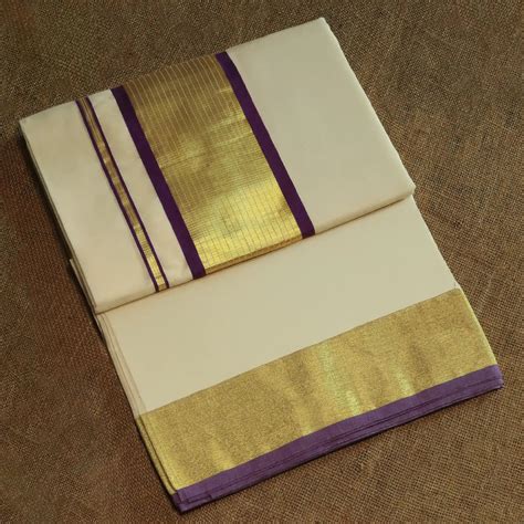 Kerala Cotton Kasavu Saree with 5 inch Border | Onam Collections ...