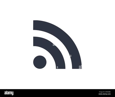 Really Simple Syndication Symbol. Vector Illustration Stock Vector ...