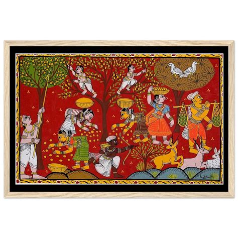 Cheriyal Scroll Paintings: Hand-Painted Indian Folk Art from Telangana ...