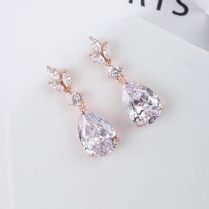 Buy High Quality AAA Cubic Zirconia Bridesmaid Earrings Gift, Unique ...