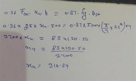 calculate the depth of neutral axis of a beam of size 450*300 mm. Use M ...