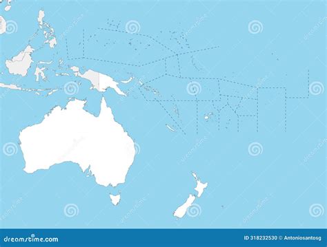 Oceanias Outline: Your Blank Map Guide