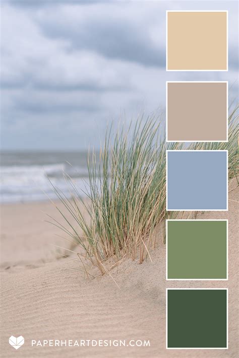 Beach Cottage Color Palette Theme