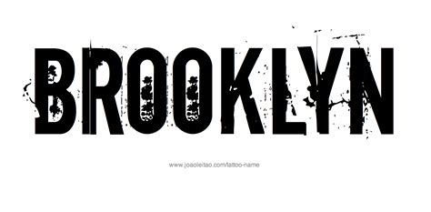 Spiritual Meaning Of The Name Brooklyn at Mark Cortese blog