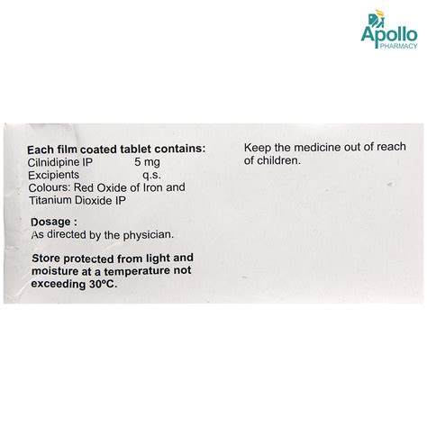 Cetanil 5 mg Tablet 15's Price, Uses, Side Effects, Composition ...