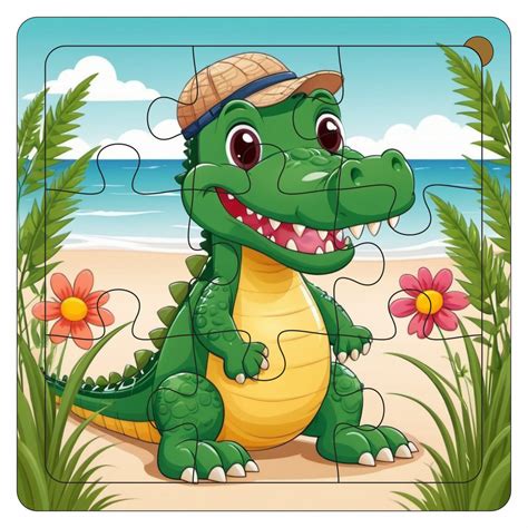 6 Pices Set Sea Animals Puzzel [9 Pices] – Craftick Studio