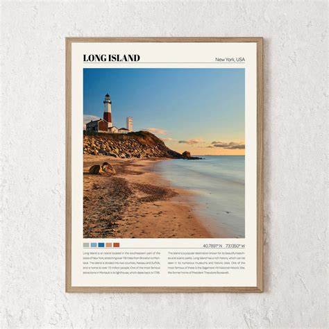 Long Island Print, Long Island Wall Art, Long Island Poster, Long ...