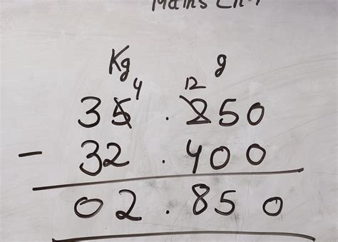 Palden weight 35 kg 250 g and sherya weight 32kg 400g.how much less is ...