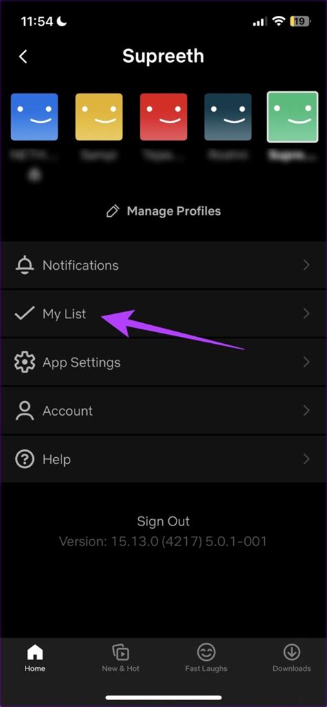 Image result for My List Screen of NETFILE