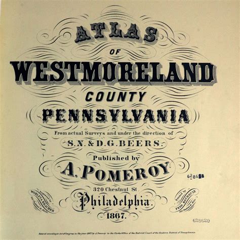 Limited Ed. Book: Atlas of Westmoreland County Pennsylvania by S. N ...