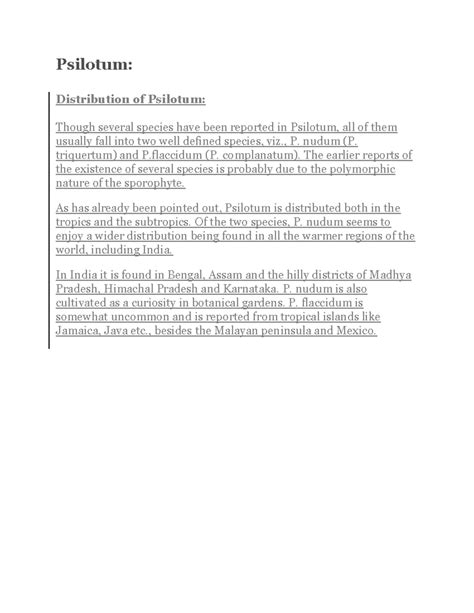 Psilotum - , P. nudum (P. triquertum) and P (P. complanatum). The ...