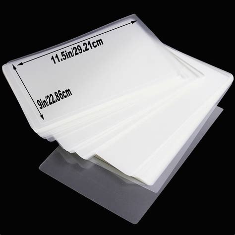Snapklik.com : 200 Pack 5 Mil Laminating Sheets, 9 X 11.5 Inch Clear ...
