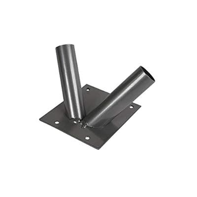 Armar Trading TD Metal Grey Double Flag Pole Holder India | Ubuy