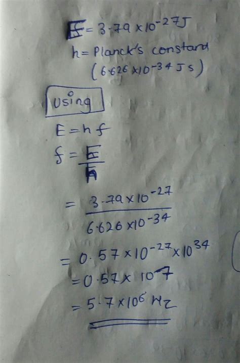 calculate the frequency of particle wave when the kinetic energy of a ...