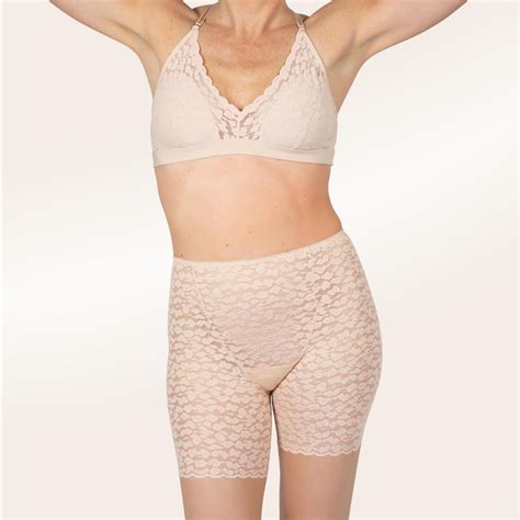 Under Dress Shorts in Beige Lace | Bloomers Intimates
