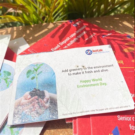 Customised Seed Paper Cards – Kavi The Poetry-Art Project