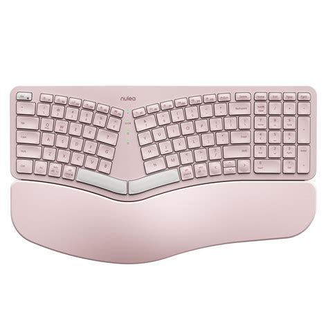 Nulea RT05B Wireless Ergonomic Keyboard, Split Keyboard with Cushioned ...