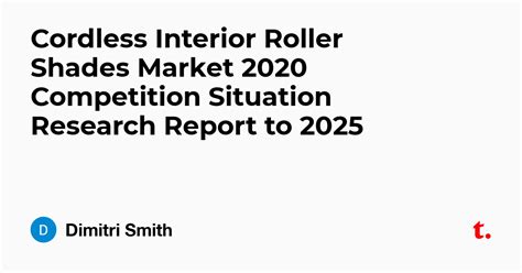 Cordless Interior Roller Shades Market 2020 Competition Situation ...