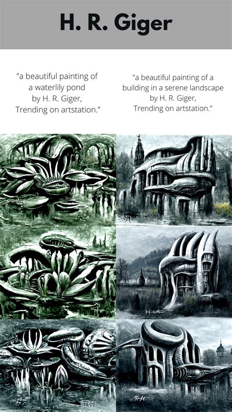 H R Giger Art Landscape