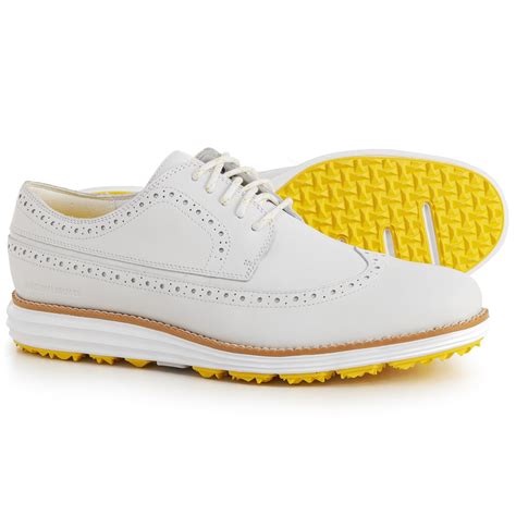 Cole Haan Original ZeroGrand Wingtip Oxford Golf Shoes (For Men) - Save 40%