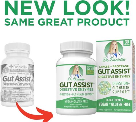 Buy Gut Assist Digestive Enzymes Supplement to Aid in Breaking Down ...
