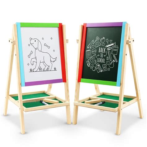 Buy Wembley Easel for Kids – Educational Writing & Drawing Board ...