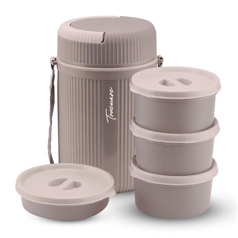 Buy Trueware Meal 4 Insulated Hot Lunch Box with 3 PP Container 300 ML ...