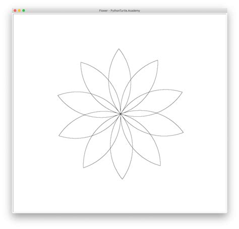 Image result for Turtle Coding Python in Drawing Flower