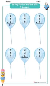 Image result for Math Addition 3 Addends