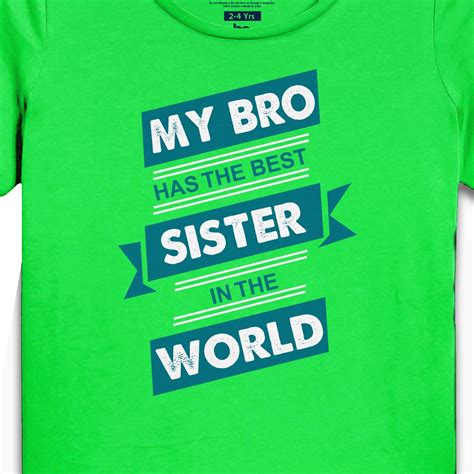 Best Siblings In The World, Matching Bodysuit And Tees For Brother And