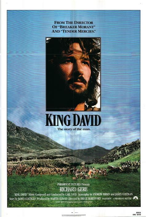 King David 1985 One Sheet Poster Folded - Etsy