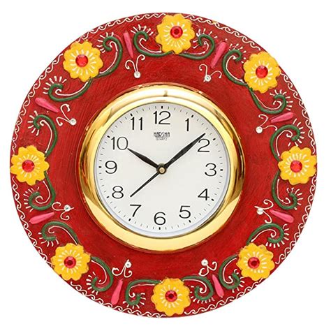 Buy Home Decor Home Accent Decorative Vintage Designer Brass Wall Clock ...