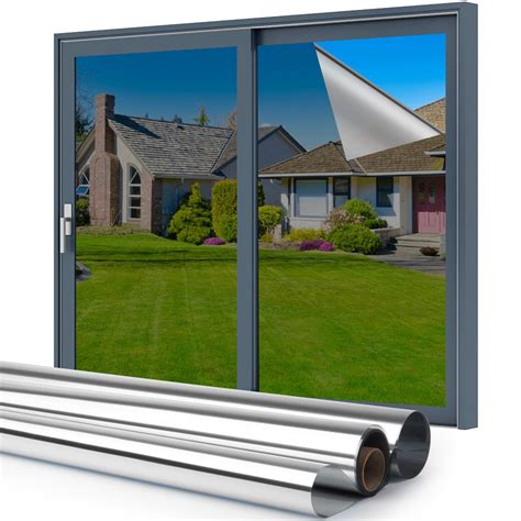 Amazon.com: Kromapolis One Way Window Film Daytime Privacy, Reflective Mirror Window Tint See ...